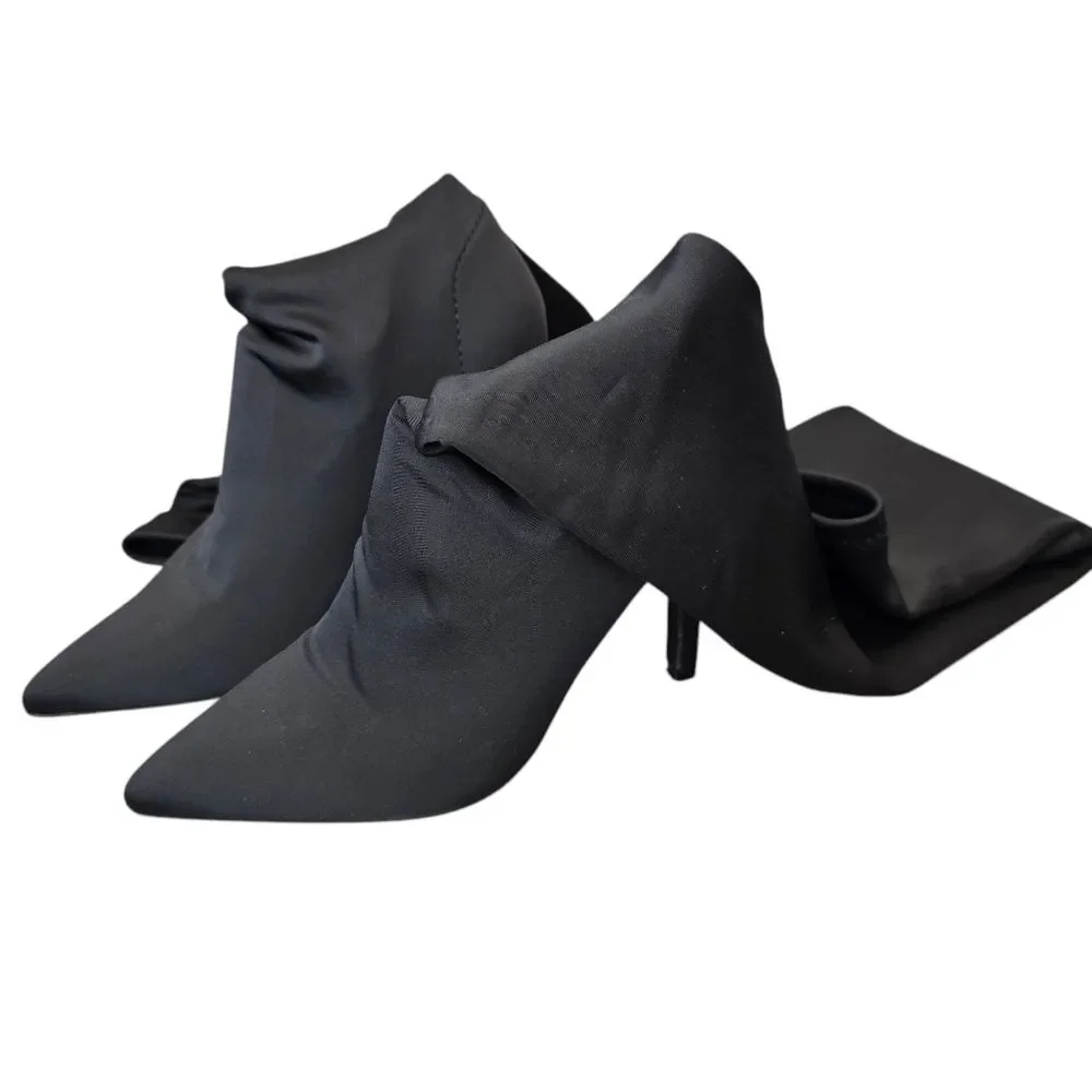 Primadonna Women's 36 Over-the-Knee Pointed Toe Tall Black Boots